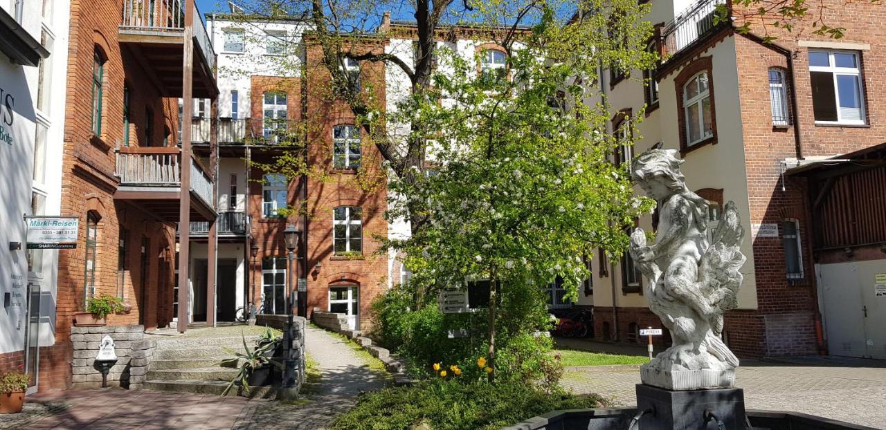 Apartment Cottbus City - Erdgeschoss ภายนอก รูปภาพ